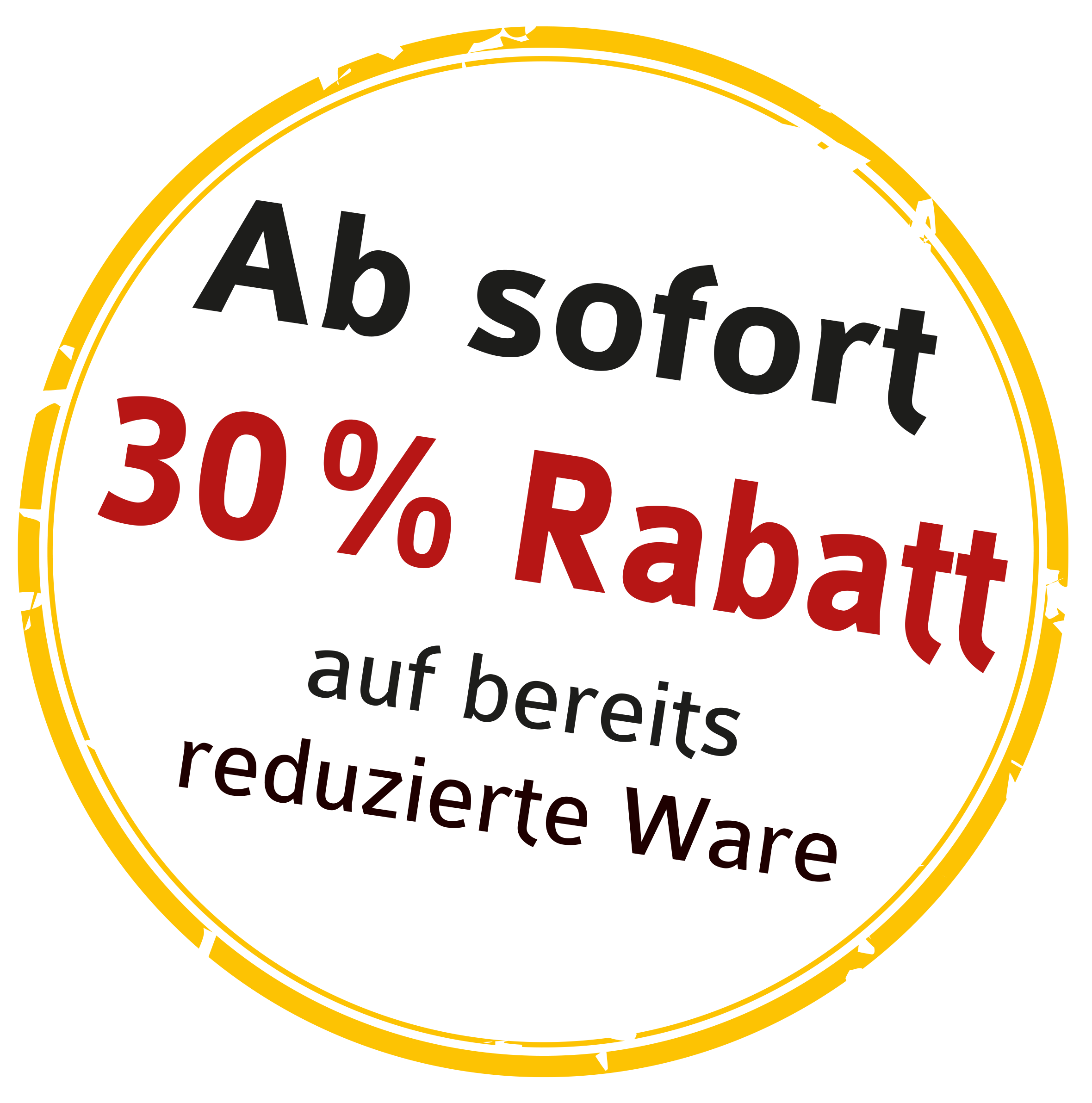 30 % Rabatt ab sofort